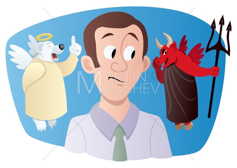 794x561 Bulls And Bears Vector Cartoon Illustration Stock Market Etsy