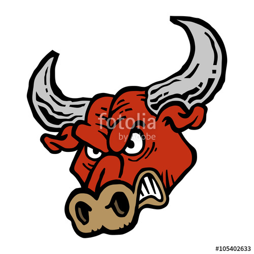 Angry Bull Face Symbol Vector Icon Stock Image And Royalty Free 500x500 Angry Bull Face Symbol Vector Icon Stock Image And Royalty Free