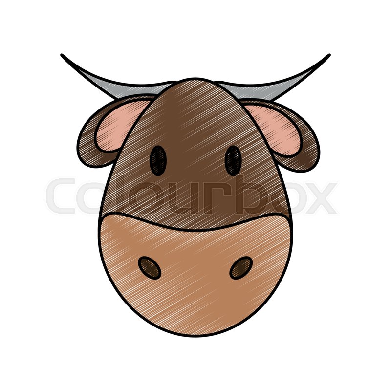 Cow Or Bull Face Icon Image Vector Stock Vector Colourbox 800x800 Cow Or Bull Face Icon Image Vector Stock Vector Colourbox