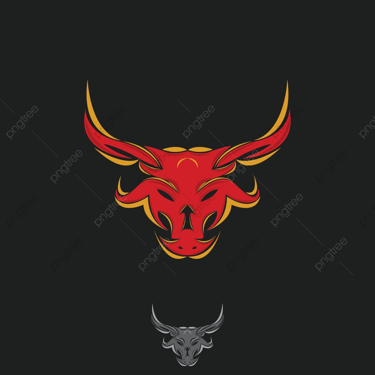 Bull Face, Png, Black, Blue Png And Vector With Transparent 1200x1200 Bull Face, Png, Black, Blue Png And Vector With Transparent