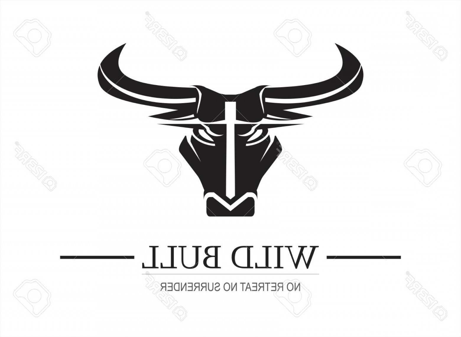 1560x1141 Photostock Vector Artistic Tribal Bull Head Vector Illustration