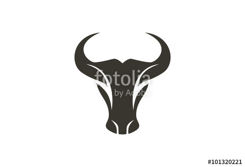 500x342 Bull Head Logo Vector Stock Image And Royalty Free Vector