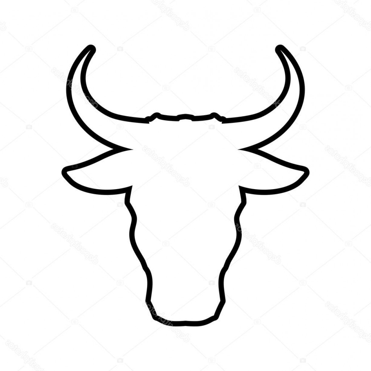 Bull Horns Vector at Vectorified.com | Collection of Bull Horns Vector ...