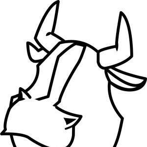 300x300 Stock Illustration Bull Horns Cow Icon Vector Image Can Also Be