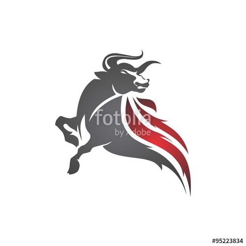 500x500 Bull Logo Template Stock Image And Royalty Free Vector