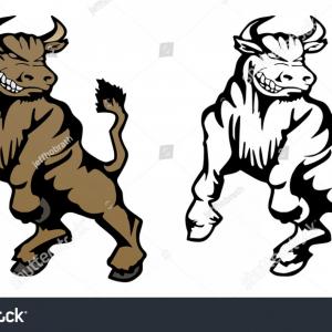 300x300 Stock Illustration Bull Riding Vector Cowboy Image Hoodamathrun