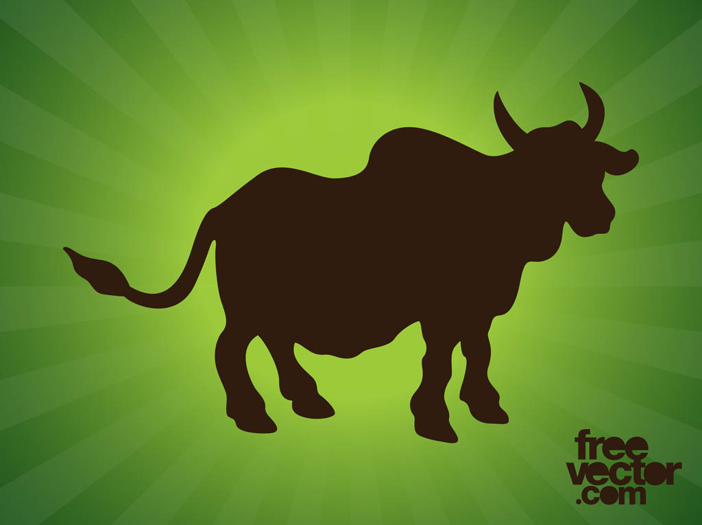 1024x765 Bull Silhouette Vector Art Graphics