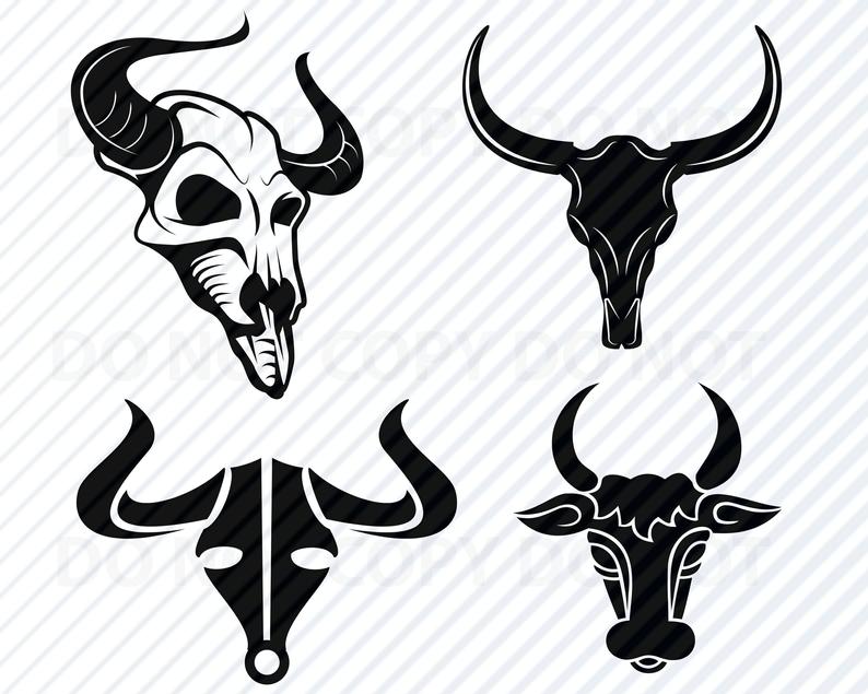 Bull Skull Vector