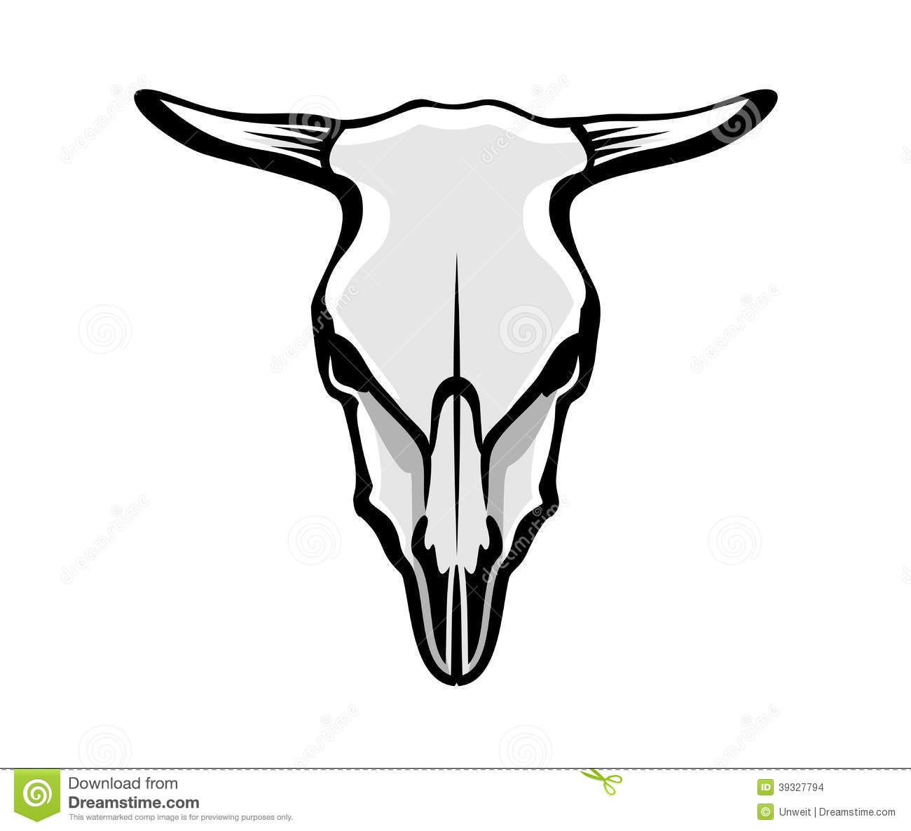 1300x1186 Cow Skull Vector Images