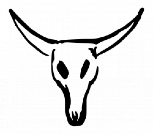 626x548 Cow Skull Vector Free Download