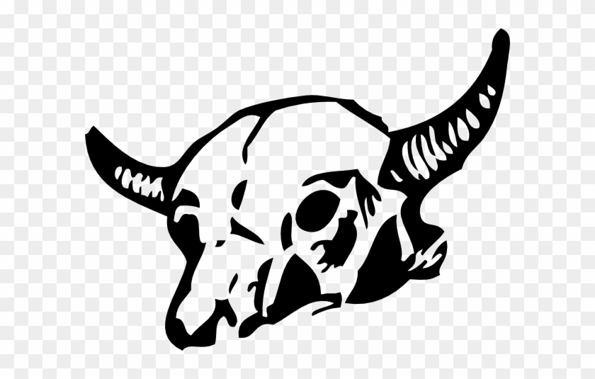 840x535 Free Vector Cow Skull Clip Art