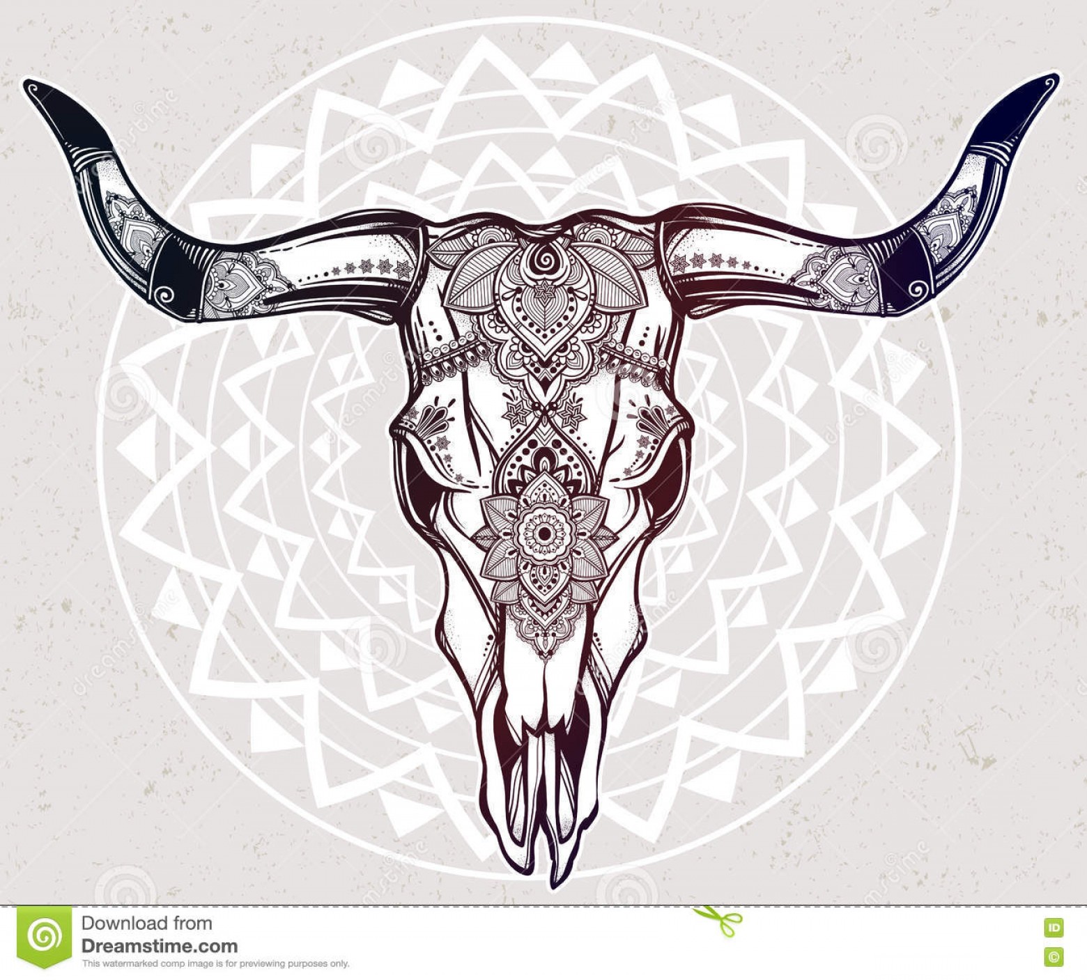 1560x1407 Longhorn Skull Vector Createmepink