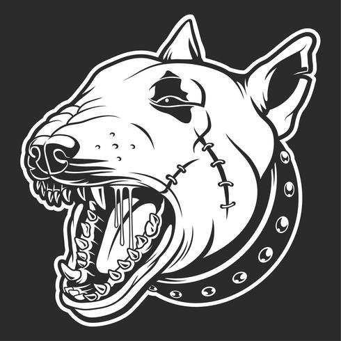 490x490 Bull Terrier With Skar