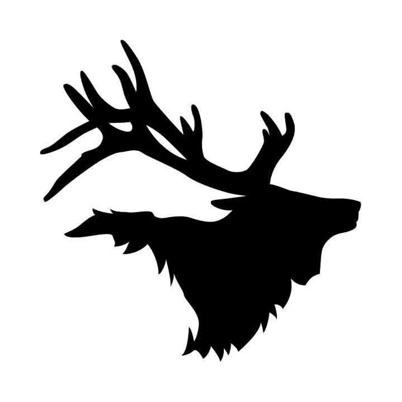 794x794 Elk Bull Mount Vector Dxf Vinyl Cutter Etsy