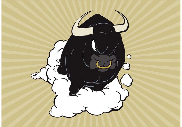 700x490 Free Charging Bull Vector