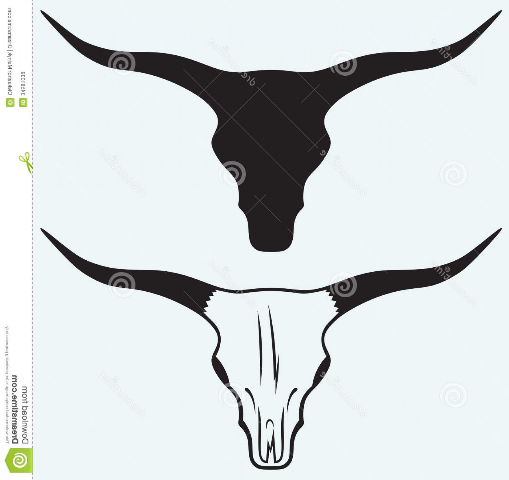 1654x1560 Bull Skull Vector Art Catamart