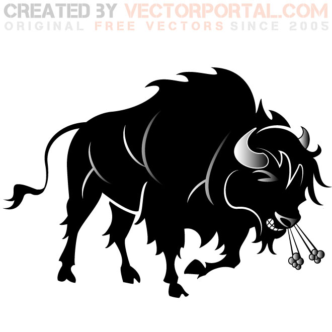 660x660 Raging Bull Image Free Vector