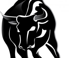 280x235 Angry Bulls Vector