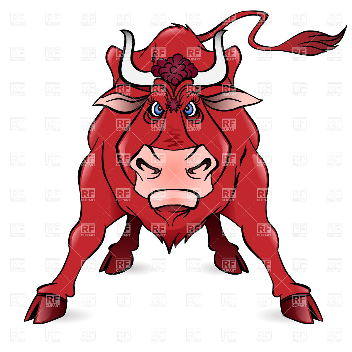 Cartoon Angry Bull Vector Image Of Plants And Animals Dvarg 1200x1200 Cartoon Angry Bull Vector Image Of Plants And Animals Dvarg