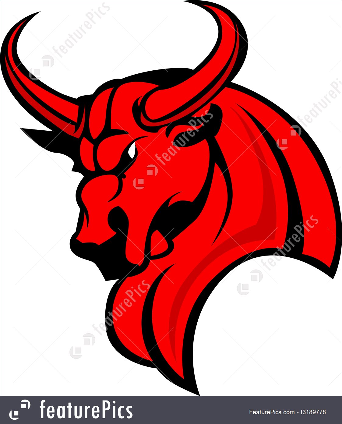 Mascot Bull Vector Graphic Stock Illustration 1123x1392 Mascot Bull Vector Graphic Stock Illustration