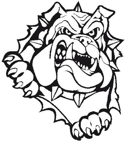 436x488 Bulldog Clipart Vector Clipart Portal