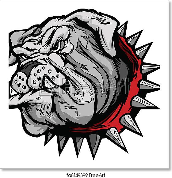 561x581 Free Art Print Of Bulldog Cartoon Face Vector Illustr Cartoon