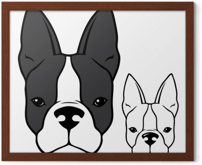 400x327 French Bulldog Head