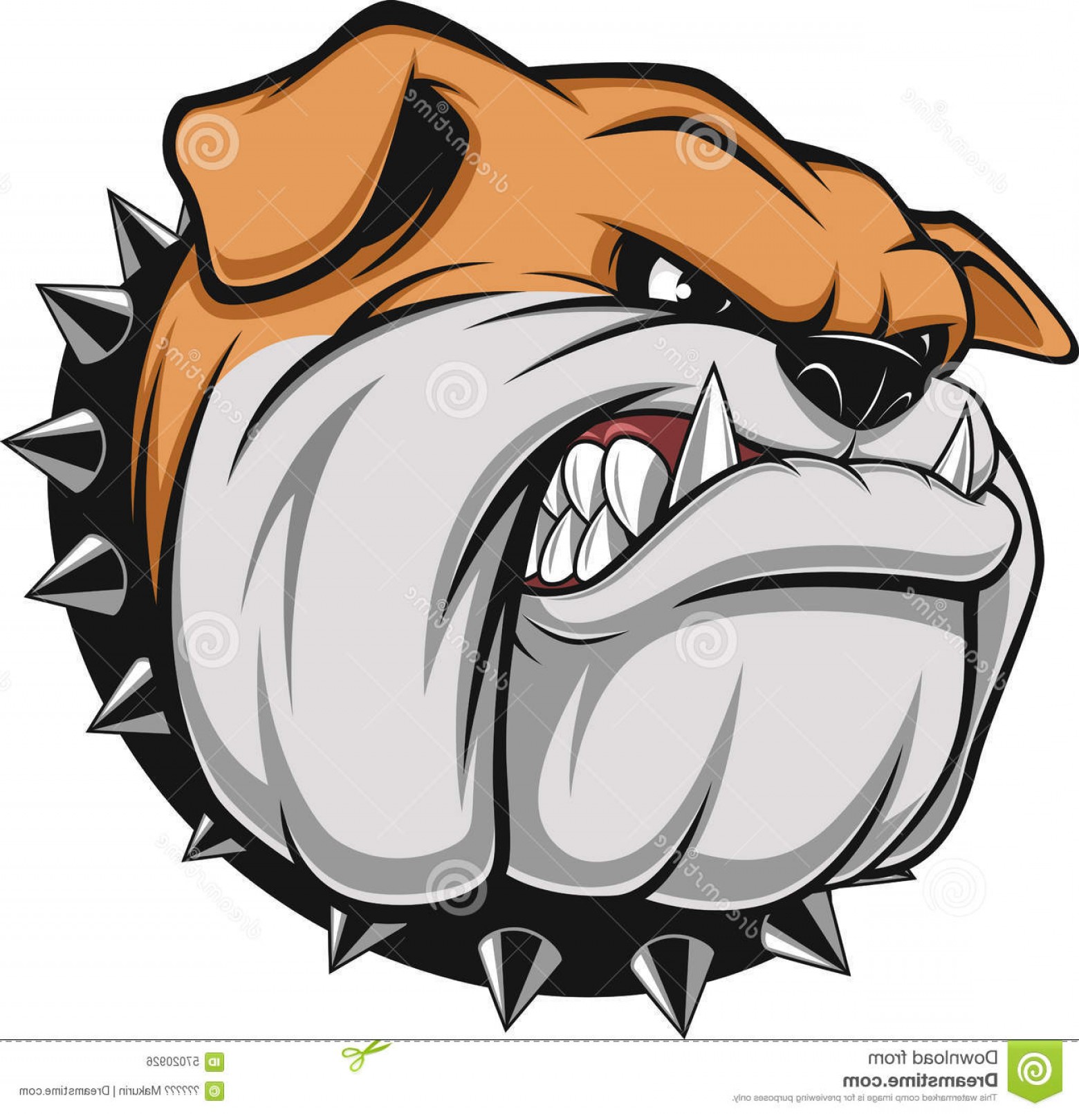 1560x1611 Stock Illustration Angry Dog Vector Illustration Bulldog Mascot
