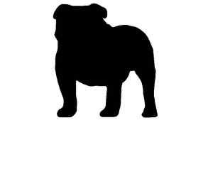 300x266 British Bulldog Silhouette Bulldogs Bulldog Tattoo, Dog