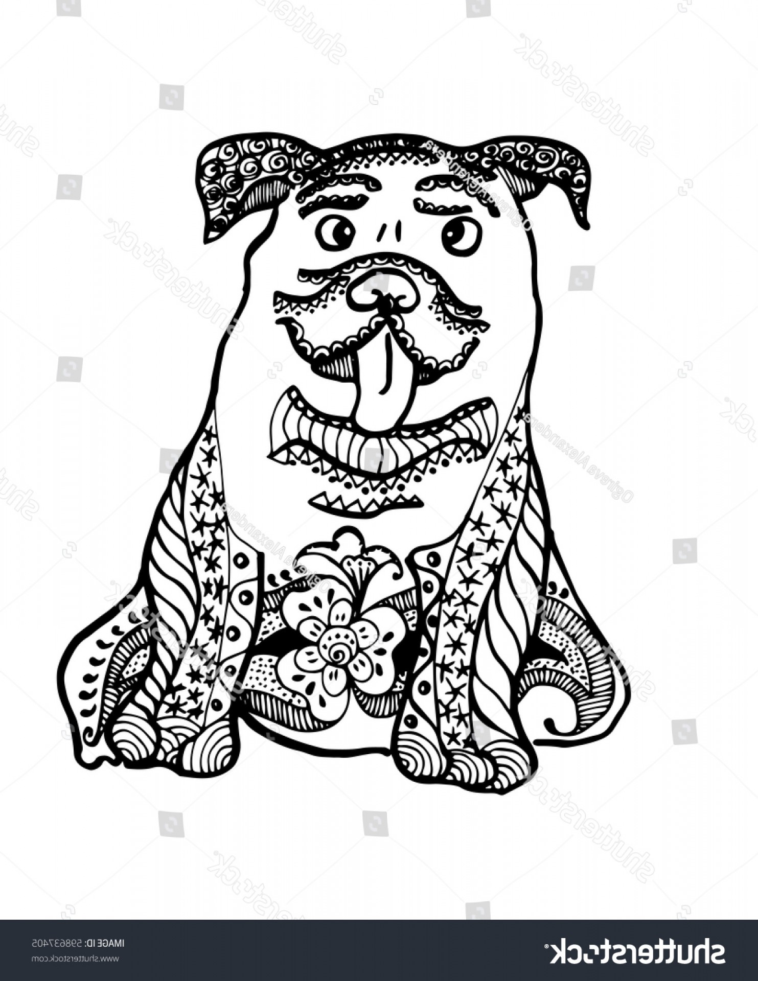 1483x1920 Bulldog Vector Art Stylized Catchsplace
