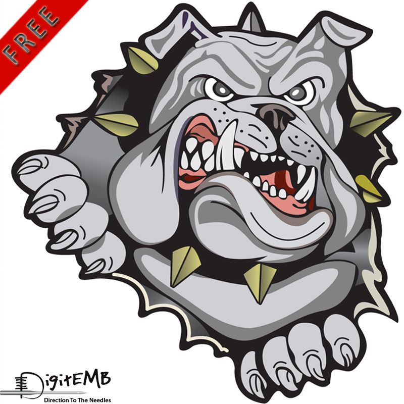 800x800 You Can Get Dangerous Bulldog Vector Design And Many More Vector