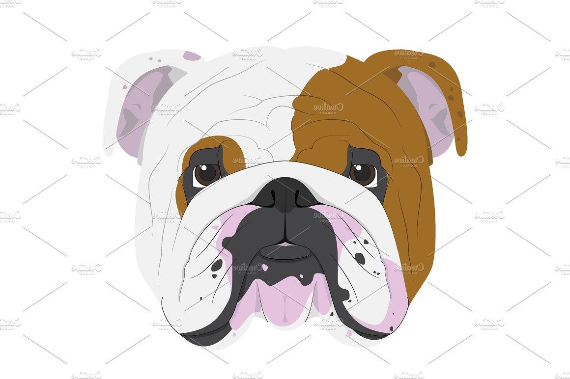 1160x772 Best English Bulldog Vector Library Free Vector Art, Images