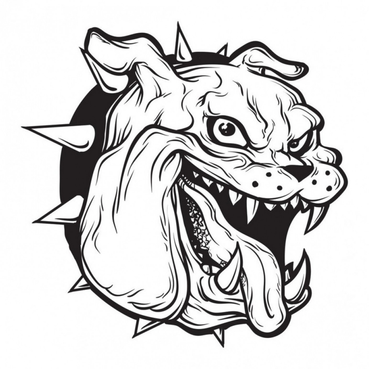 1543x1543 Graffiti Bull Dog Character Bulldog Vector Art Free Download Clip