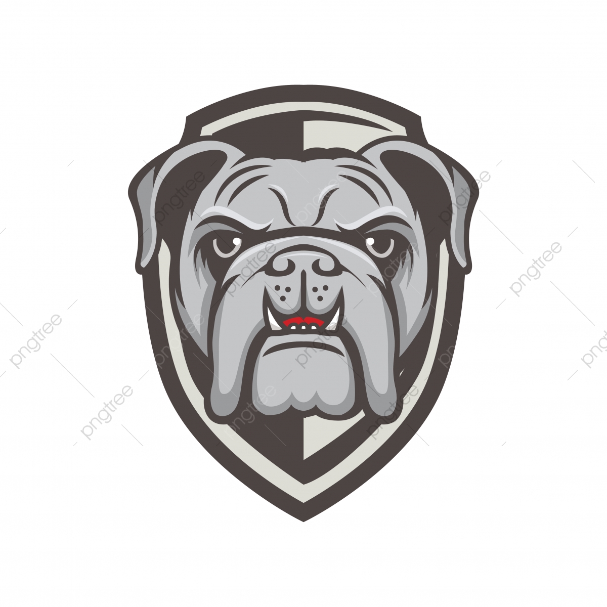 1200x1200 Bulldog Vector Mascot Logo Design Sport Illustration Animal Emblem