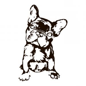 300x300 Dog Breed French Bulldog Vector Catchsplace