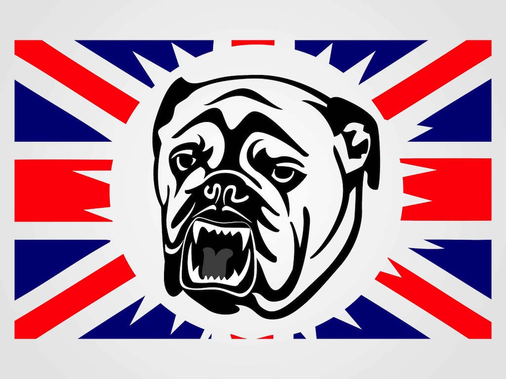 1024x768 Uk Bulldog Vector Vector Art Graphics