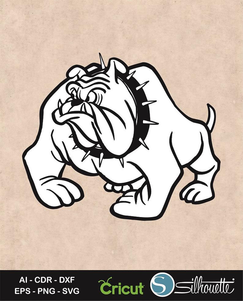 794x983 Bulldog Silly Dog Bulldog Clipart Bulldog Vector Etsy