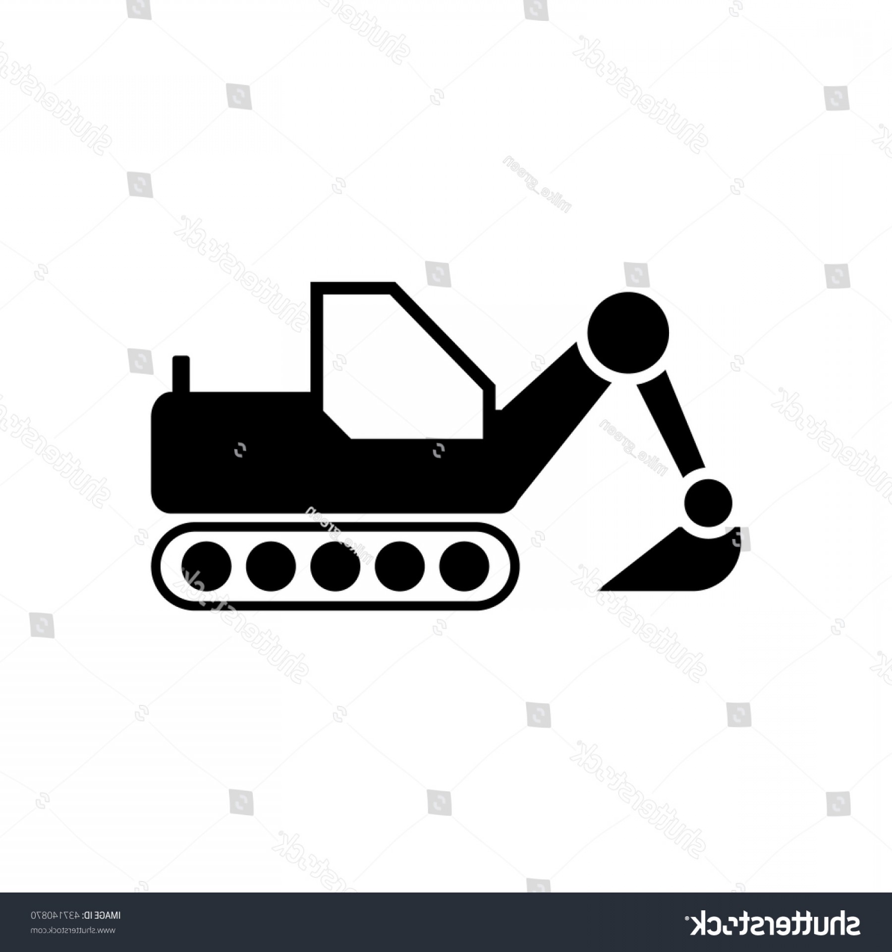 1800x1920 Excavator Icon Bulldozer Loader Silhouette Flat Soidergi
