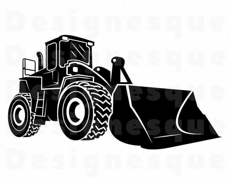 Bulldozer Silhouette Vector At Vectorified.com | Collection Of ...