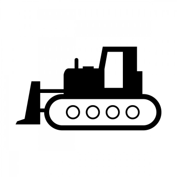 Bulldozer Silhouette Vector At Vectorified.com | Collection Of ...