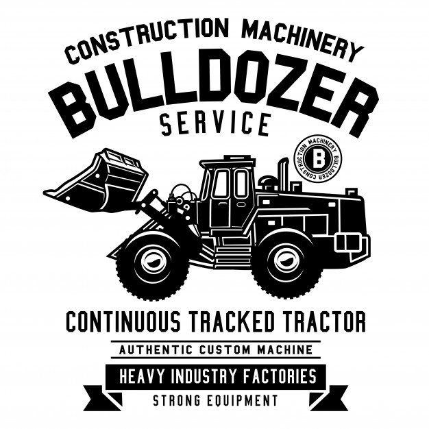 626x626 Bulldozer Vector Premium Download