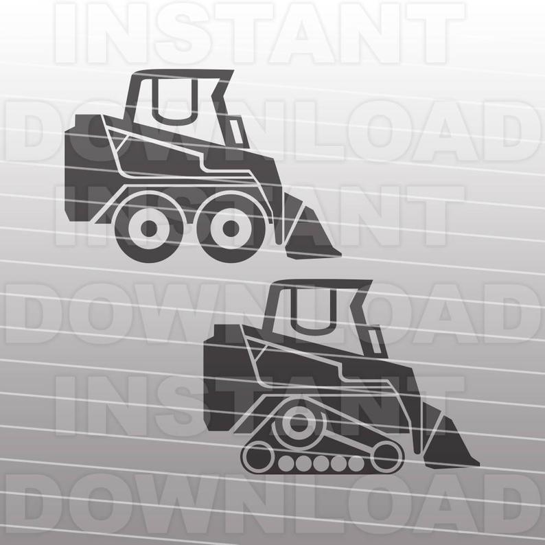 794x794 Skid Steer Loader Filebobcat Bulldozer Vector Art Etsy