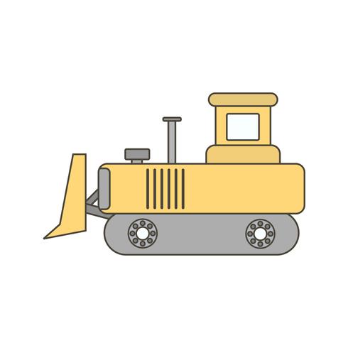 490x490 Vector Bulldozer Icon