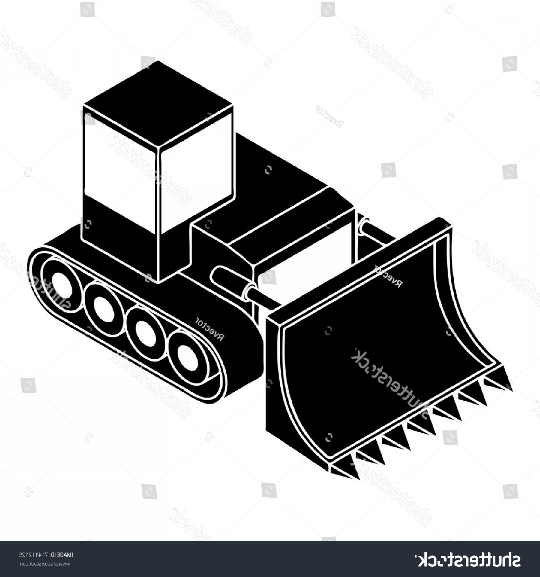 1800x1920 Bulldozer Icon Simple Illustration Vector Web Newwaysys