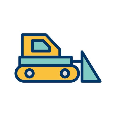 490x490 Bulldozer Vector Icon