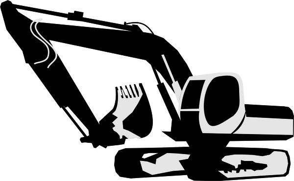 600x370 Excavator Vector Free Vector Download