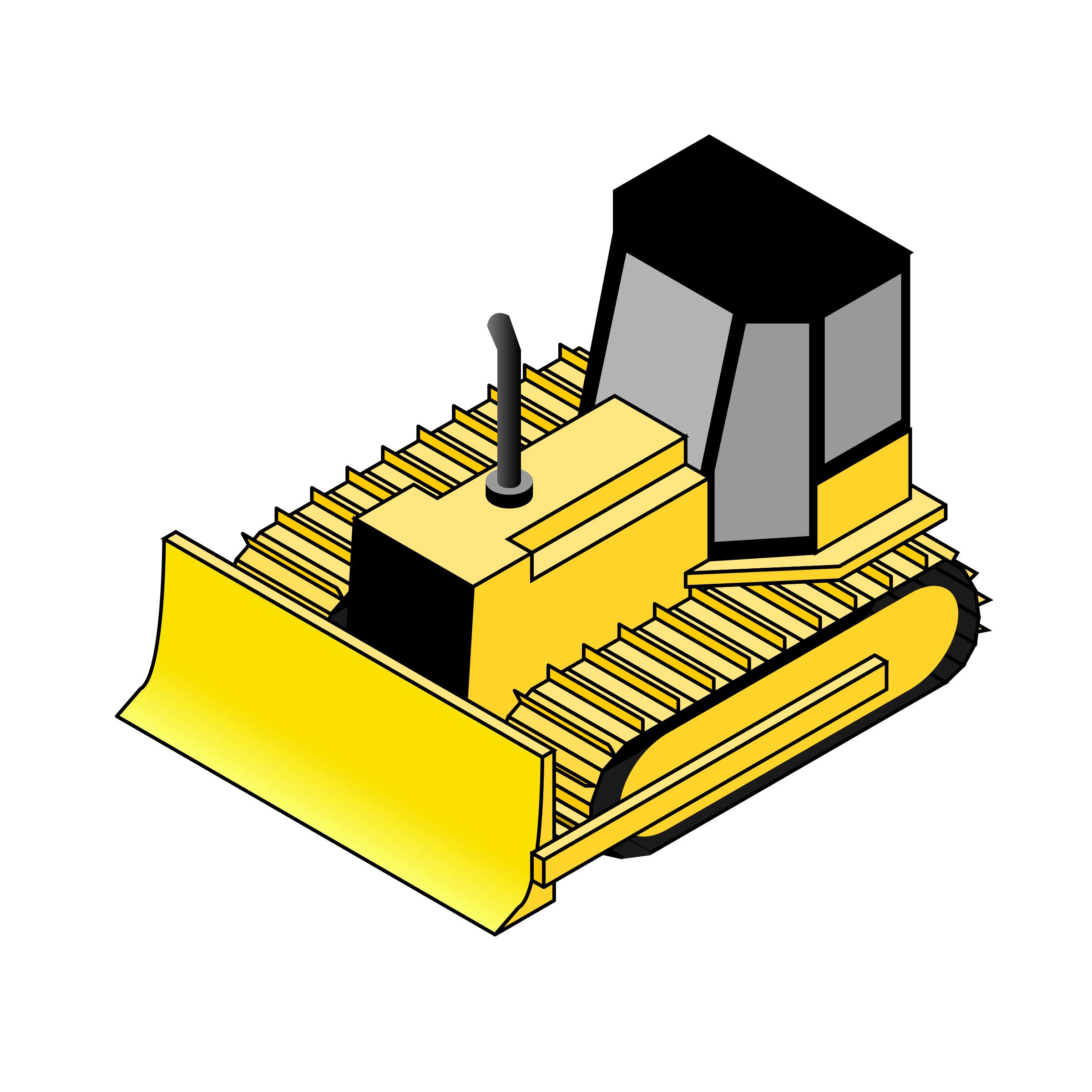 Bulldozer Vector Free At Vectorified.com | Collection Of Bulldozer ...