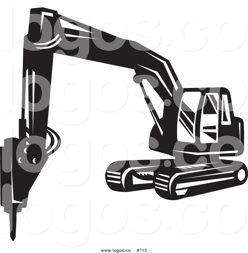 1024x1044 Royalty Free Vector Logo Of A Bulldozer