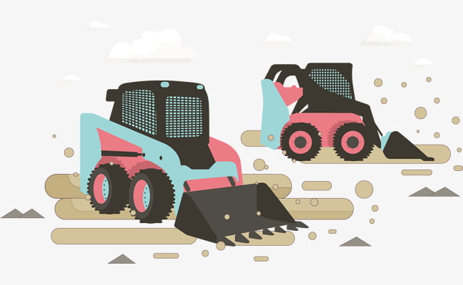 650x400 Vector Bulldozer Free Graphics Uihere