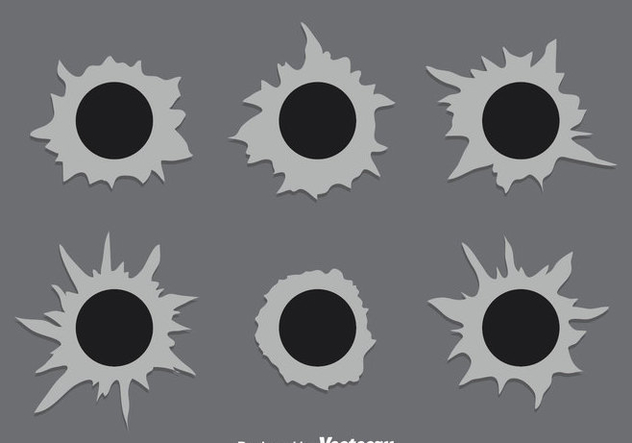 632x443 Bullet Hole Metal Free Vector Download Cannypic